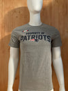 NIKE "PROPERTY OF PATRIOTS" ATHLETIC CUT The Nike Tee Adult M Medium MD Gray T-Shirt Tee Shirt