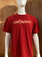 NIKE "CINCINNATI" Graphic Adult T-Shirt Tee Shirt XL Extra Large Xtra Large Red Shirt
