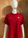 NIKE "ELITE" DRI FIT EMBROIDERED LOGO Kids Youth Unisex T-Shirt Tee Shirt L Large Lrg Red Shirt