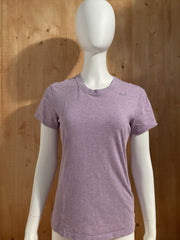 NIKE DRI FIT Graphic Print Adult  T-Shirt Tee Shirt M Medium MD Heather Purple Shirt