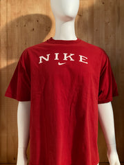 NIKE STEVE & BARRY UNIVERSITY SPORTSWEAR Graphic Print Adult T-Shirt Tee Shirt 2XL XXL Red Shirt