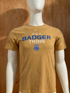 NIKE "IT'S A BADGER THING" WORN BY DOERKSEN REGULAR FIT Graphic Print Adult T-Shirt Tee Shirt S SM Small Tan Shirt