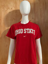 NIKE "OHIO STATE" Graphic Print Kids Youth Unisex T-Shirt Tee Shirt XL Xtra Extra Large Red Shirt
