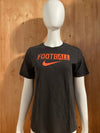 NIKE "FOOTBALL" ATHLETIC CUT Graphic Print The Nike Tee Kids Youth Unisex T-Shirt Tee Shirt XL Xtra Extra Large Dark Gray Shirt