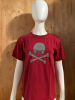 NIKE "FOOTBALL" Graphic Print Kids Youth Unisex T-Shirt Tee Shirt L Lrg Large Red Shirt