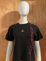 NIKE "JORDAN" Graphic Print Kids Youth Unisex T-Shirt Tee Shirt S SM Small Black Shirt