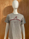 NIKE "ALABAMA FOOTBALL" Graphic Print Kids Youth Unisex T-Shirt Tee Shirt L Lrg Large Gray Shirt