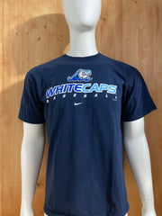 NIKE "WHITECAPS BASEBALL" Graphic Print Adult T-Shirt Tee Shirt M Medium MD Dark Blue Shirt