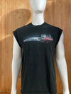 NIKE "HOOPS" PERFORMANCE KICKS + FITS Graphic Print Adult T-Shirt Tee Shirt M MD Medium Black Sleeveless Shirt