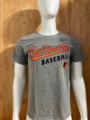 NIKE "BALTIMORE BASEBALL" ATHLETIC CUT MLB Graphic Print Adult The Nike Tee T-Shirt Tee Shirt M MD Medium Gray Shirt