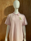 NICKELODEON EMBROIDERED REPTAR RUGRATS Adult T-Shirt Tee Shirt XL Xtra Extra Large Pink Polo
