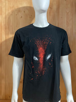 MARVEL "DEADPOOL" Graphic Print Adult T-Shirt Tee Shirt XL Xtra Extra Large Black Shirt