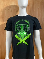STAR WARS "STORMTROOPER" Graphic Print Adult T-Shirt Tee Shirt L Lrg Large Black Shirt