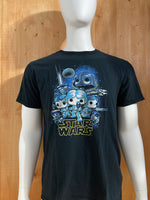 FUNKO POP "STAR WARS" Graphic Print Adult T-Shirt Tee Shirt M MD Medium Black Shirt