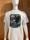 HANES "HERITAGE BAPTIST CHURCH" DOVER DELAWARE Graphic Print Adult T-Shirt Tee Shirt XL Extra Xtra Large White Shirt