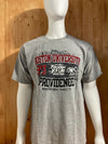 GEAR FOR SPORTS "BOSTON UNIVERSITY" 2015 NCAA MEN'S FROZEN FOUR Graphic Print Adult T-Shirt Tee Shirt XL Extra Xtra Large Gray Shirt