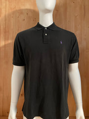 POLO RALPH LAUREN VINTAGE VTG 80s Adult T-Shirt Tee Shirt XL Extra Large Black Polo Shirt