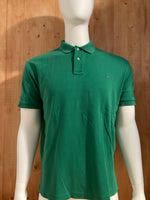 POLO RALPH LAUREN VINTAGE VTG 80s Adult T-Shirt Tee Shirt M Medium MD Green Polo Shirt