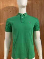 POLO RALPH LAUREN VINTAGE VTG 80s Adult T-Shirt Tee Shirt S SMALL SM Green Polo Shirt