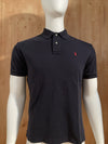 POLO RALPH LAUREN VINTAGE VTG 80s Adult T-Shirt Tee Shirt S SMALL SM Dark Blue Polo Shirt