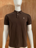 POLO RALPH LAUREN VINTAGE VTG 80s Adult T-Shirt Tee Shirt M Medium MD Brown Polo Shirt