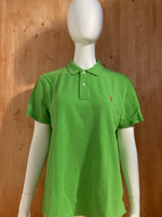 RALPH LAUREN CLASSIC FIT Adult T-Shirt Tee Shirt XL Extra Large Xtra Lrg Neon Green Polo Shirt