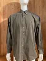 RALPH LAUREN BLAKE COLLECTION Adult T-Shirt Tee Shirt 2XL XXL Slate Gray Long Sleeve Shirt