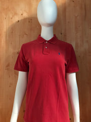 POLO RALPH LAUREN BLUE LABEL SMALL PONY Youth Unisex T-Shirt Tee Shirt XL Xtra Extra Large Red Polo Shirt