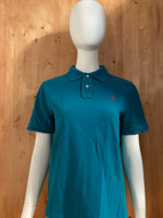 POLO RALPH LAUREN BLUE LABEL SMALL PONY Youth Unisex T-Shirt Tee Shirt XL Xtra Extra Large Teal Polo Shirt