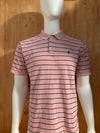 POLO RALPH LAUREN VINTAGE VTG 80s SMALL PONY Adult T-Shirt Tee Shirt XL Xtra Extra Large Pink Polo Shirt