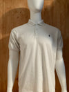 POLO RALPH LAUREN VINTAGE VTG 80s SMALL PONY Adult T-Shirt Tee Shirt XL Xtra Extra Large White Polo Shirt
