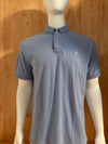 POLO RALPH LAUREN VINTAGE VTG 80s SMALL PONY Adult T-Shirt Tee Shirt L Lrg Large Light Blue Polo