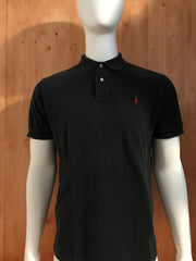 POLO RALPH LAUREN VINTAGE VTG 80s SMALL PONY Adult T-Shirt Tee Shirt L Lrg Large Black Polo