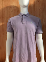 POLO RALPH LAUREN VINTAGE VTG 80s SMALL PONY Adult T-Shirt Tee Shirt L Lrg Large Lavender Polo