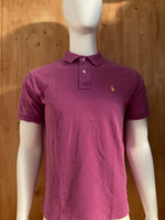 POLO RALPH LAUREN VINTAGE VTG 80s Adult T-Shirt Tee Shirt M MD Medium Violet Polo