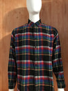 RALPH LAUREN CLASSIC FIT Adult T-Shirt Tee Shirt XL Xtra Extra Large Check Long Sleeve Button Down Shirt