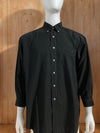 RALPH LAUREN YARMOUTH SMALL PONY Adult T-Shirt Tee Shirt L Lrg Large Black Long Sleeve Button Down Shirt