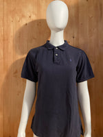 POLO RALPH LAUREN VINTAGE VTG 80s SMALL PONY Youth Unisex T-Shirt Tee Shirt XL Xtra Extra Large Blue Gray Polo