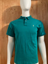 POLO RALPH LAUREN VINTAGE VTG 80s SMALL PONY Adult T-Shirt Tee Shirt XL Xtra Extra Large Teal Polo