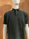 POLO RALPH LAUREN VINTAGE VTG 80s SMALL PONY Adult T-Shirt Tee Shirt L Lrg Large Dark Green Polo