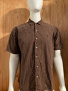 POLO RALPH LAUREN CALDWELL SMALL PONY Adult T-Shirt Tee Shirt XL Xtra Extra Large Brown Check Short Sleeve Button Down Shirt