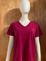 RALPH LAUREN SPORT SMALL PONY Adult T-Shirt Tee Shirt XL Extra Xtra Large Magenta Shirt