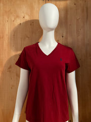 RALPH LAUREN SPORT SMALL PONY Adult T-Shirt Tee Shirt L Lrg Large Red Shirt