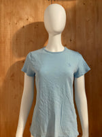 RALPH LAUREN SPORT SMALL PONY Adult T-Shirt Tee Shirt L Lrg Large Pastel Blue Shirt