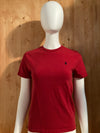 POLO RALPH LAUREN SMALL PONY Youth Unisex T-Shirt Tee Shirt M MD Medium Red Shirt