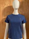 POLO RALPH LAUREN SMALL PONY Youth Unisex T-Shirt Tee Shirt M MD Medium Blue Shirt
