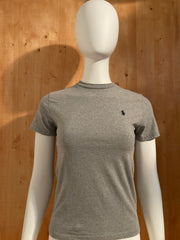 POLO RALPH LAUREN SMALL PONY Youth Unisex T-Shirt Tee Shirt S SM Small Gray Shirt