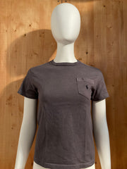 POLO RALPH LAUREN SMALL PONY Youth Unisex T-Shirt Tee Shirt S SM Small Dark Gray Shirt