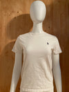 POLO RALPH LAUREN SMALL PONY Youth Unisex T-Shirt Tee Shirt M MD Medium White Shirt