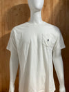 POLO RALPH LAUREN SMALL PONY Adult T-Shirt Tee Shirt L Lrg Large White Shirt